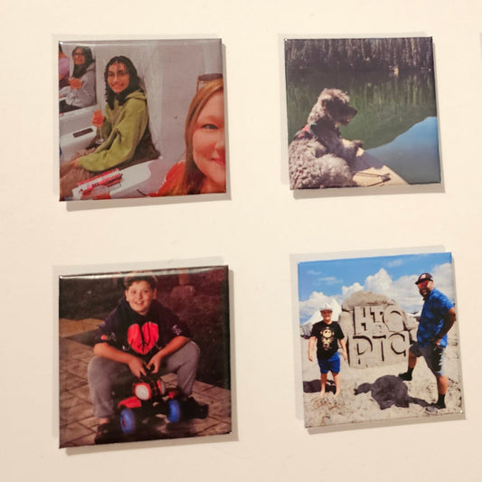 Four - 2x2 customized magnets